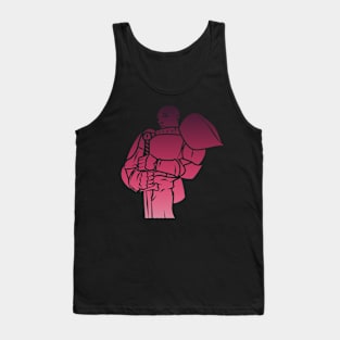 Knight Paladin (Doom Red): A Fantasy Design Tank Top